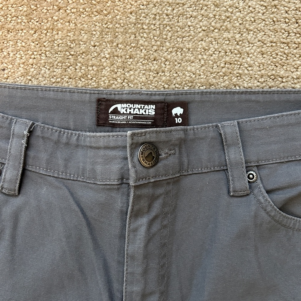 Mountain Khakis Women’s Straight Fit Pants in Gray